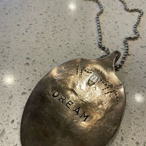 Unique necklace with sterling chain